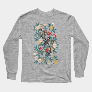 Bird and Flowers from Japan Long Sleeve T-Shirt